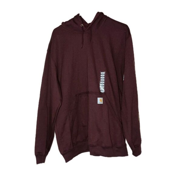 Carhartt K288-B86 Loose Fit Midweight Logo Sleeve Graphic Hoodie Jacket Large L - Picture 14 of 16